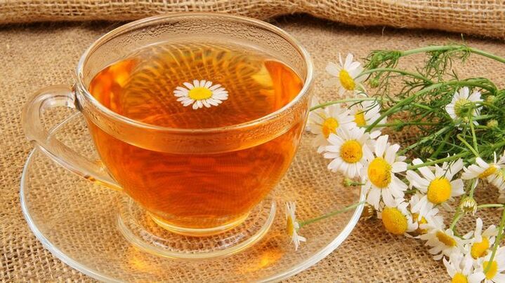 Decoction Chamomile - atunṣe eniyan ni itọju ti osteochondrosis cervical